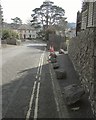 Blocked pavement, Bourton Road, Totnes