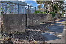 SZ1593 : WWII defences in the environs of Bournemouth & Christchurch: Avon Trading Park, Christchurch - cubes (4) by Mike Searle