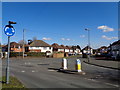 Mini roundabout on Hanging Lane