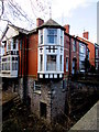 Abergele Road house above a stream, Colwyn Way