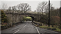 Old railway bridge over A689 at Knarsdale