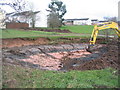 Digging a pond by the brook