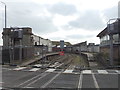 TR2335 : Folkestone: the Harbour station is fenced off by Chris Downer