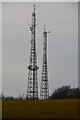 ST0133 : West Somerset : Brendon Hill Radio Mast by Lewis Clarke
