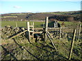 Stile on footpath at Birks lane, Sowerby