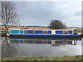 SD3709 : Narrowboat on the Leeds - Liverpool Canal at Halsall by Gary Rogers