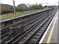 The old platform at Dagenham East station