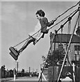 A playground at the end of Riviera Drive in 1959