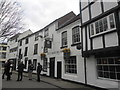 Geograph hunters outside The Farriers in Fish Street