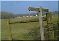 Signpost on the Sussex Border Path