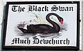 Black Swan name sign, Much Dewchurch