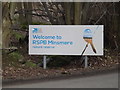 TM4566 : Welcome to RSPB Minsmere sign by Geographer