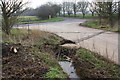 Roadside ditch and culvert approaching Yarnton Road