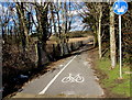 Segregated footpath and cycleway, Halfway, Llanelli