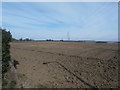 Ploughed Field and Pylons