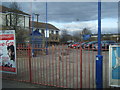 West Ruislip Station car park from a train