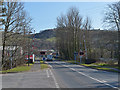 SN6180 : Road approach to Glanyrafon Industrial Estate by Nigel Brown