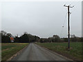 TM0481 : Lopham Road, South Lopham by Geographer
