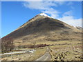 Looking North along the West Highland Way with Beinn Dorain