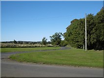 NZ0873 : Road junction, Heugh by Richard Webb