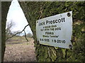 SD5612 : Memorial to Jack Prescott at Hic Bibi Well by Gary Rogers