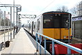 London Overground train at Cheshunt station