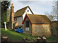 The Zeta House and back of The Old Vicarage (listed building)