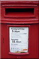 Detail, Edward VII postbox outside the former Newmarket Railway Station