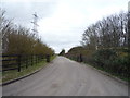 Road to Great Wilbraham Hall Farm