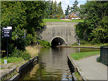 SJ2837 : Canal and tunnel portal near Chirk by Roger  D Kidd