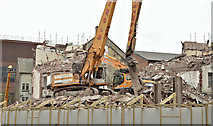J3374 : The Orpheus Building (demolition), Belfast - March 2016(1) by Albert Bridge