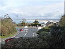 SW5338 : St Ives Bay from Tesco supermarket steps by David Smith