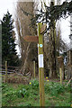 Finger post at Low Santon Farm