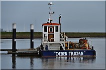 TM4249 : Orford Quay: The "Deben Trojan" by Michael Garlick