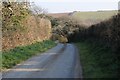 Country road at St Allen