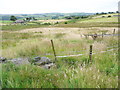 Wall and fence across footpath from Delfs Lane to Kennel Lane, Sowerby