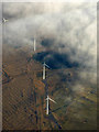 Whitelee wind farm from the air