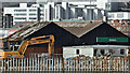 J3373 : Former railway goods sheds (demolition), Belfast - March 2016(10) by Albert Bridge