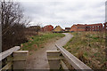 Opencast Way at Ashby Vile (pond)