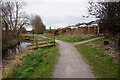 Opencast Way alongside Bottesford Beck