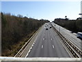 Looking south on the A23 to the Handcross turn off