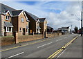 East along Glebe Road, Loughor