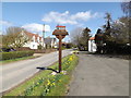 Crowfield Village sign & Stone Street