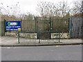 Former school gate in The Dell, Rock Ferry