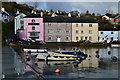 Ferry Boat Inn and houses on The Quay at Dittisham