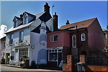 TM4656 : Aldeburgh High Street: The Lighthouse Restaurant by Michael Garlick