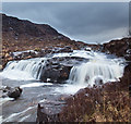 NG9546 : Waterfall on the Fionn-abhainn by Doug Lee