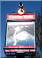 Sign for the Swan public house, Flitwick