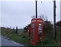 Rural Telephone and Post Box at Felinwnt