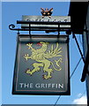 Sign for the Griffin, Toddington